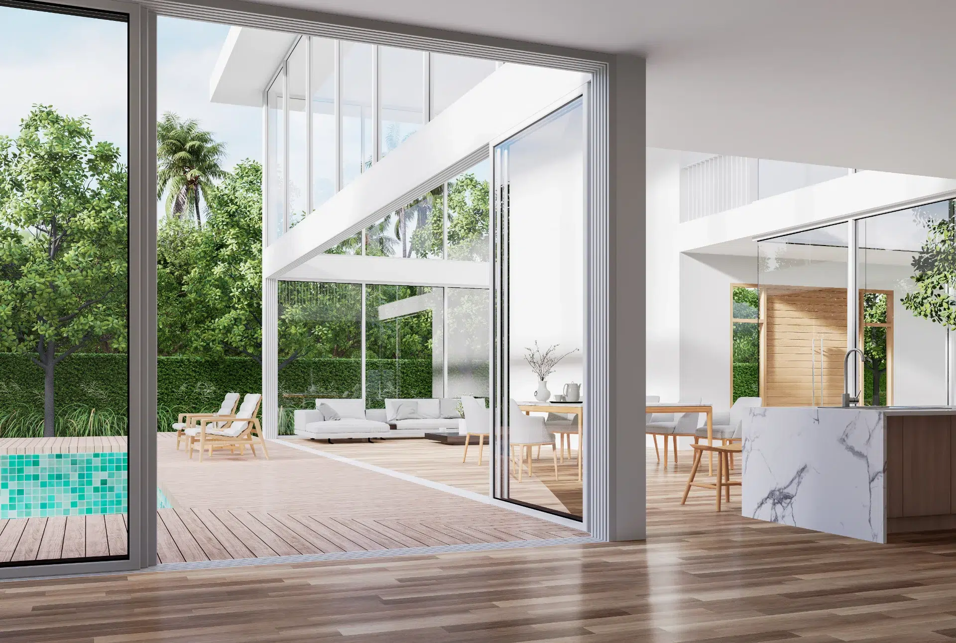 VLX 138 Panoramic Sliding Door in Fort Pierce, FL | TruePane Windows & Doors - detail 1