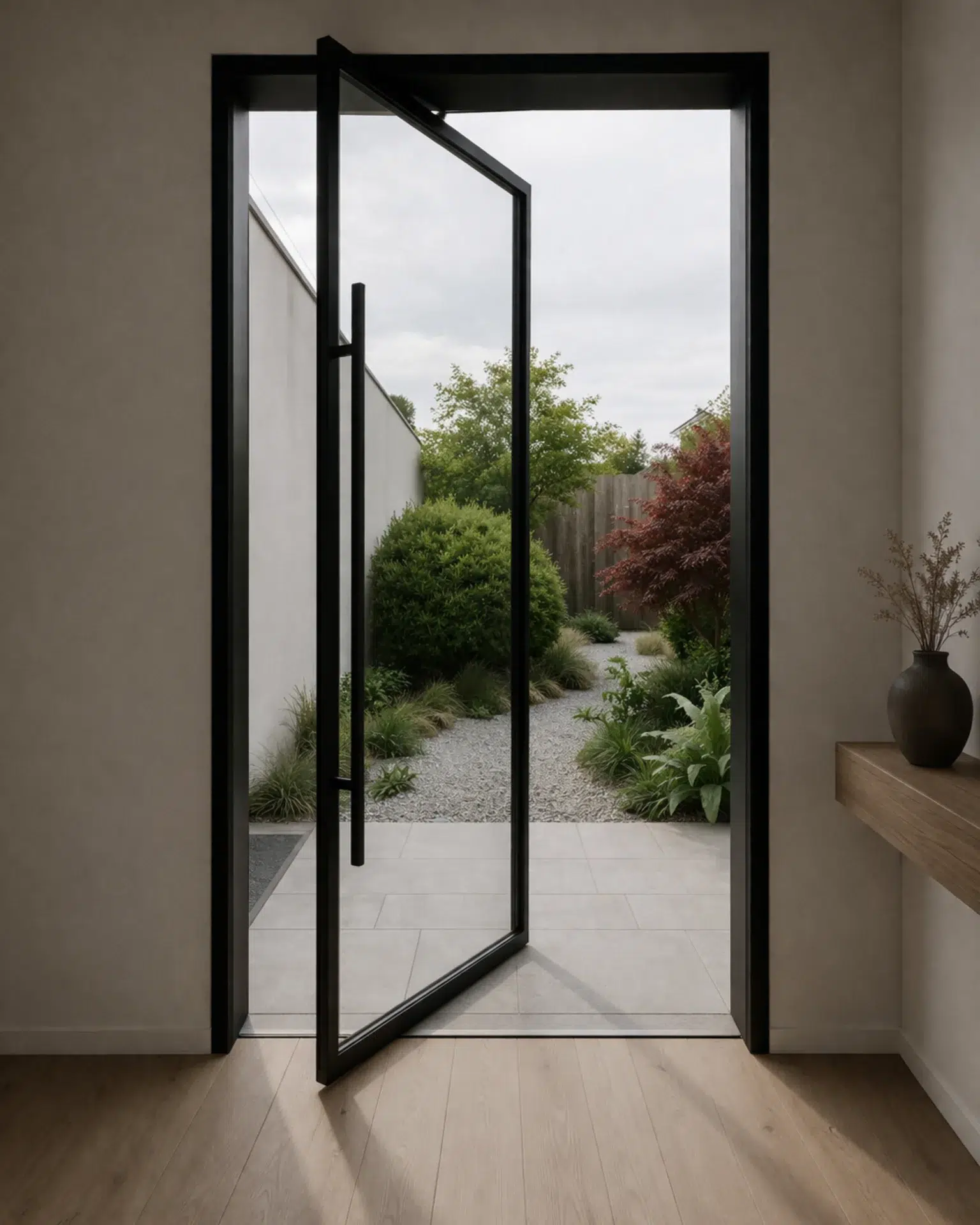 VLX 100 Pivot Door in Fort Pierce, FL | TruePane Windows & Doors - detail 1