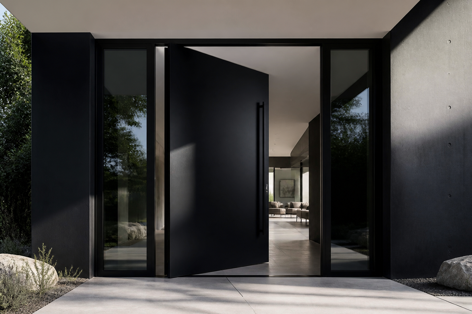 VLX 100 Pivot Door in Fort Pierce, FL | TruePane Windows & Doors - detail 2